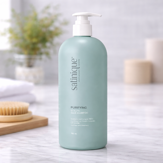 🧴Shampooing Purifiant Satinique™ – Cuir chevelu frais & cheveux propres