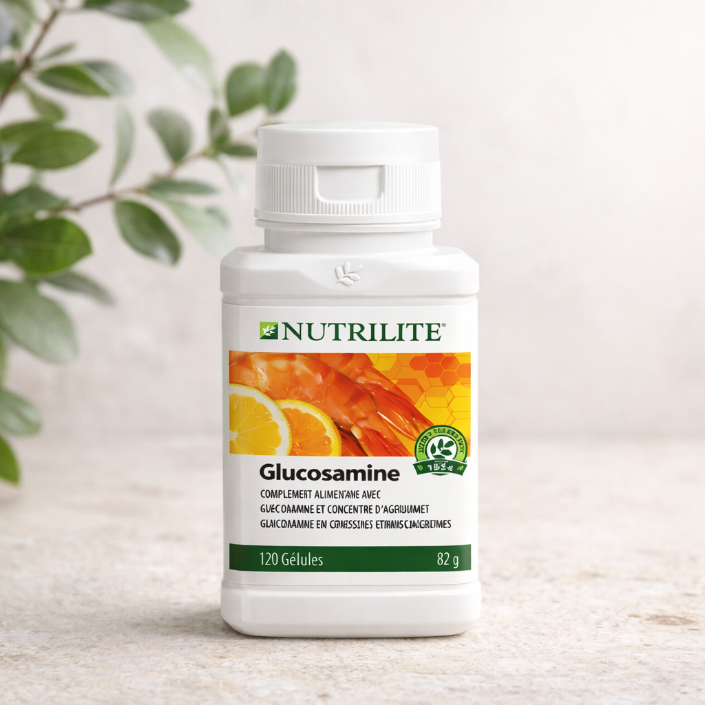 complément alimentaire associant chlorhydrate de glucosamine et concentré de cerises acérola, source naturelle de vitamine C