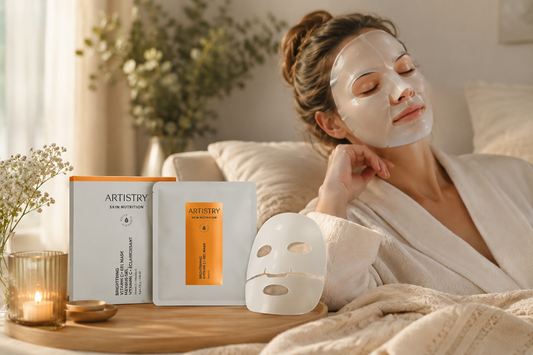✨ Masque Hydrogel Éclat Artistry Skin Nutrition™ | Soin Antioxydant Illuminateur