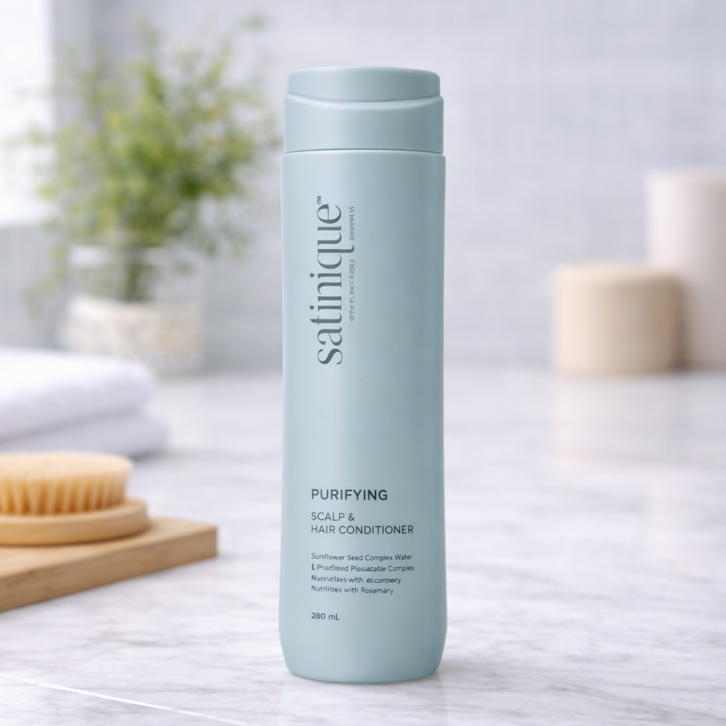 🧴Shampooing Purifiant Satinique™ – Cuir chevelu frais & cheveux propres