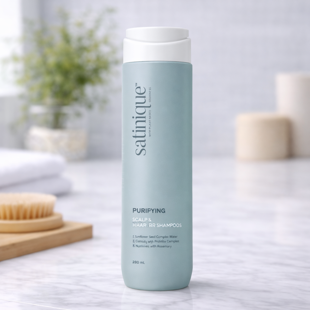 🧴Shampooing Purifiant Satinique™ – Cuir chevelu frais & cheveux propres