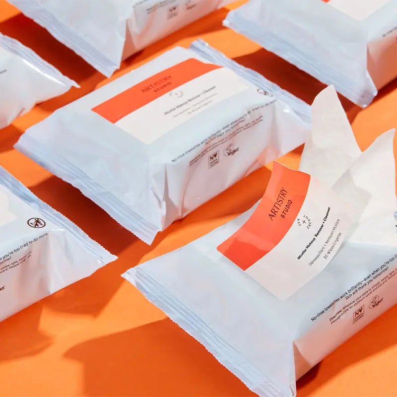 👝Lingettes micellaires démaquillantes + nettoyantes |  Artistry Studio™